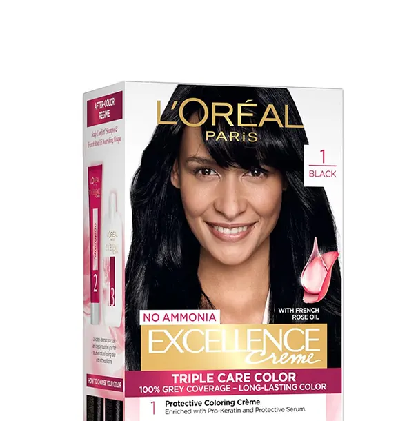 L'Oreal Paris Excellence Hair Color Black 1.1